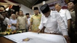 Prabowo Subianto meresmikan kantor baru DPD Gerindra Banten di Jalan Serang Pandeglang