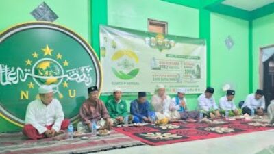 Peringati Nuzulul Quran, Lazisnu MWC NU Giliraja Bagikan Santunan dan Pengajian