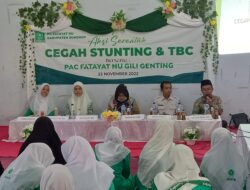 PAC Fatayat NU Bersama Puskesmas Giligenting Gelar Sosialisasi Pencegahan Stunting dan TBC