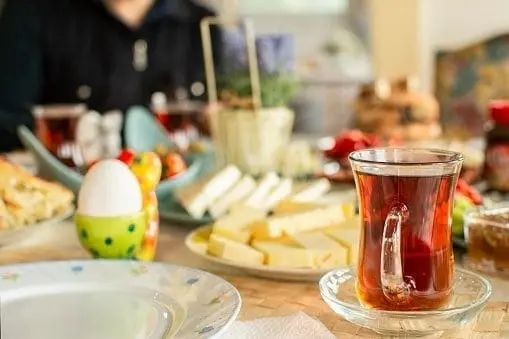 Ramadan Suhoor aka Sahur (morning meal before fasting). Or iftar (evening meal after fasting)