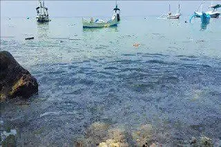 Perahu di Pantai Berru Tidak beroperasi