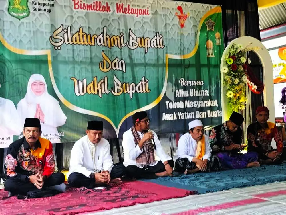 Bupati Sumenep Ahmad Fauzi Wongsojudo saat Kunjungi Kecamatan Giligenting untuk Awali Safari Ramadhan