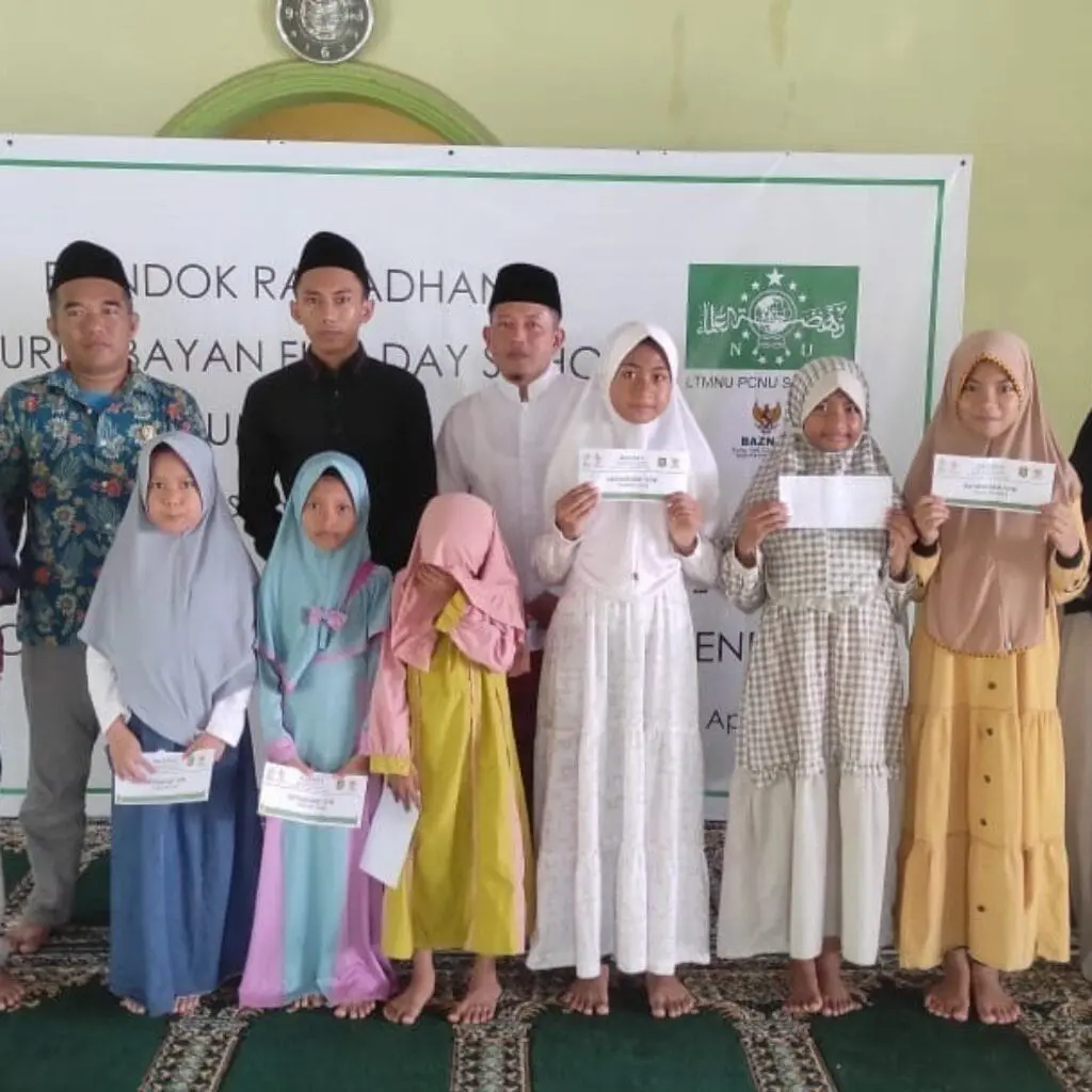 Safari Ramadhan LTMNU dan Baznas Sumenep Ditutup di SMP Islam Nurul Bayan