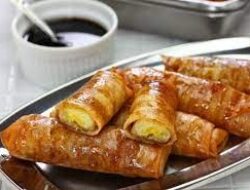 Resep Pisang Kepok Karamel Keju Goreng Kulit Lumpia