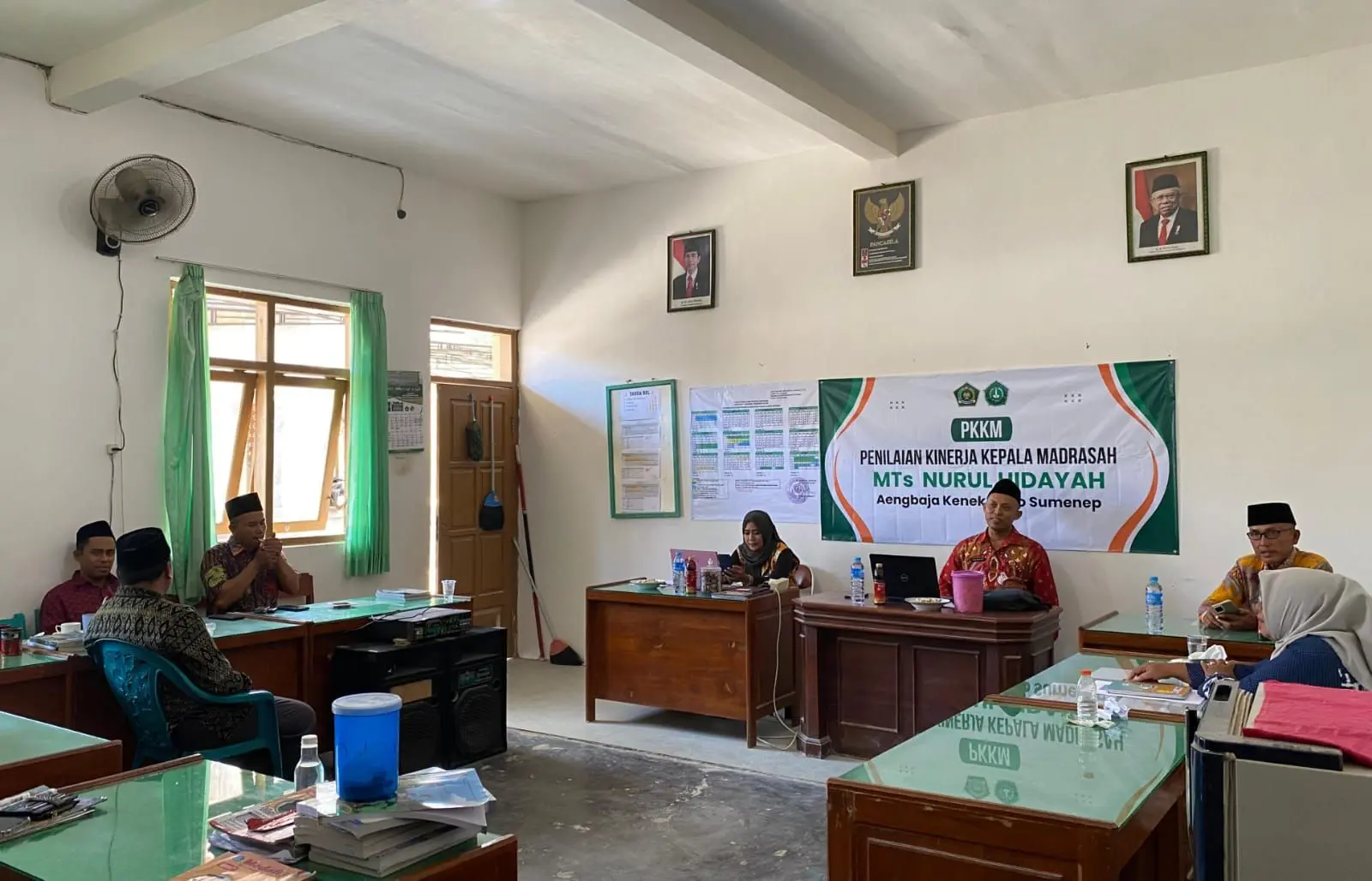Pengawas Madrasah Gelar PKKM di MTs Nurul Hidayah Aengbaja Kenek