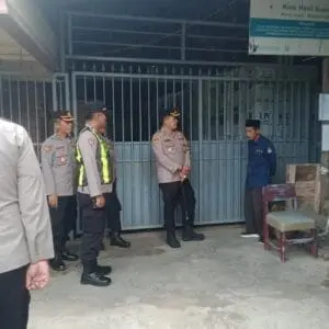 Pasca Pemilu Kapolres Sumenep Kunjungi Sekretariat PPK Bluto