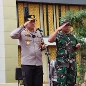 Polres Sumenep Bersama Kodim Gelar Patroli skala besar Amankan Pemilu 2024
