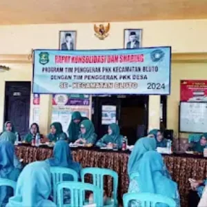 TP-PKK Kecamatan Bluto Gelar Rapat Konsolidasi dan Sharing Dengan TP-PKK Aengbaja Kenek