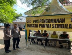 Kapolres Sumenep Turun Langsung ke Pos Pengamanan Pantai Sembilan Giligenting