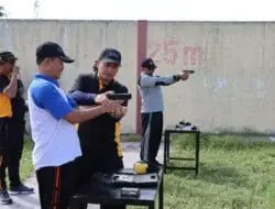 Polres Sumenep Bersama CJS Gelar Latihan Menembak