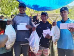 Jalin Kekompakan, Warga Desa Aenganyar Giligenting Gelar Mancing Mania