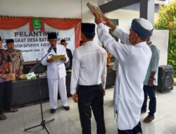 Pemdes Batuputih Laok Sumenep Lantik Perangkat Desa Baru