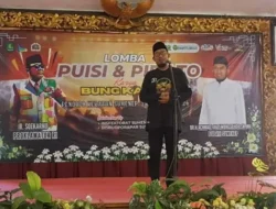 Bupati Sumenep Membacakan Puisi pada Pembukaan Lomba Puisi dan Pidato Karya Bung Karno