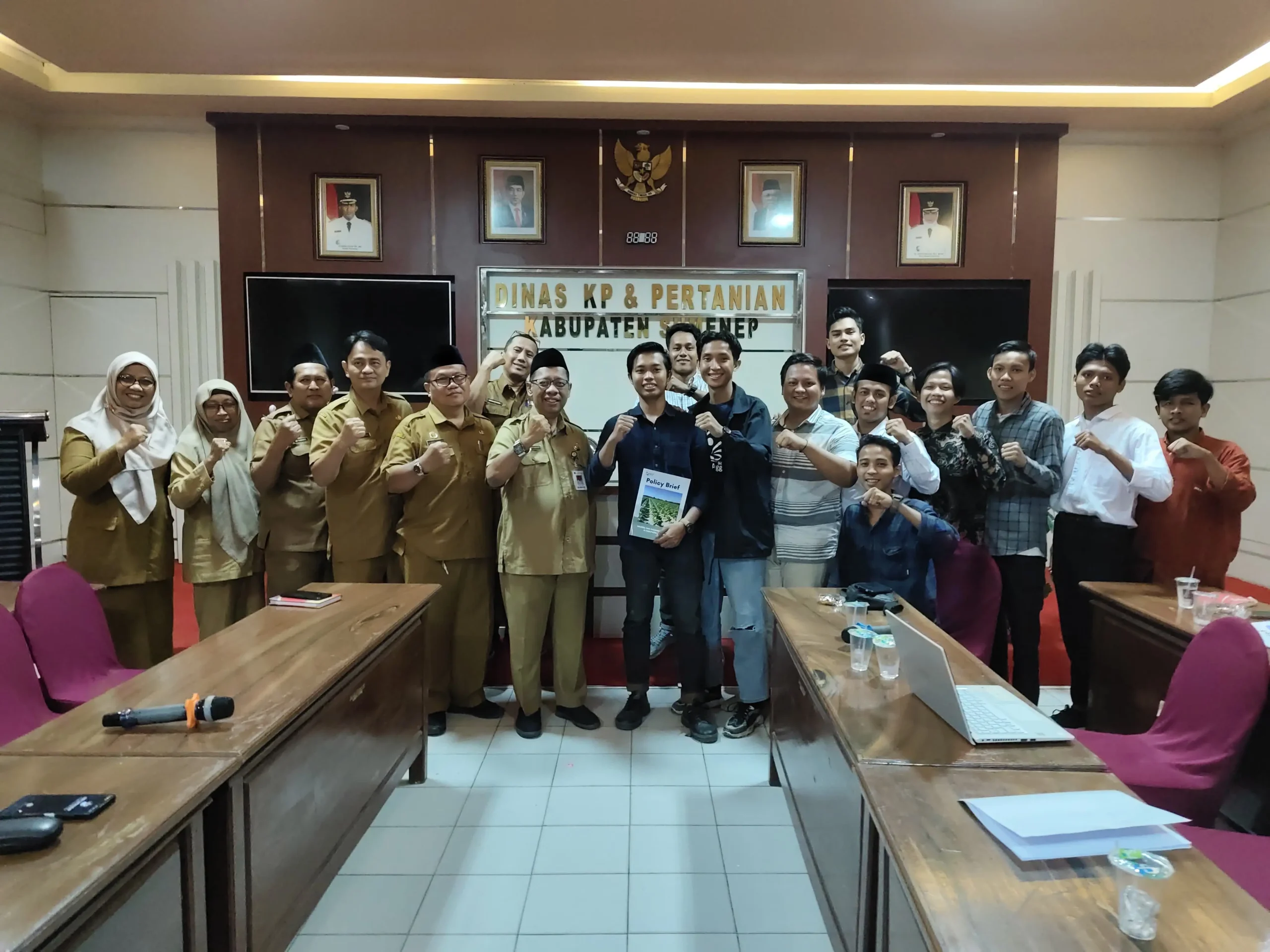 DKPP Sumenep saat Berikan Pendampingan untuk Menumbuhkan Peran Petani Millenial