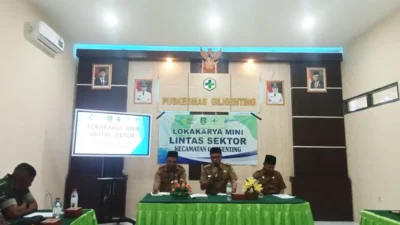 Puskesmas Giligenting Gelar Lokmin Lintas Sektor Kecamatan Giligenting