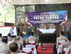 Kapolres Sumenep Pimpin Latihan Pra Operasi Patuh Semeru 2024 di Taman Tectona