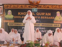 Muslimat NU Sumenep Rayakan 1 Muharram 1446 H dengan Khatmil Quran dan Tumpengan