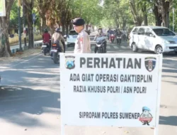 Polres Sumenep Gelar Gaktibplin dalam Rangka Operasi Patuh Semeru 2024