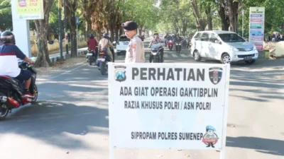 Polres Sumenep Gelar Gaktibplin dalam Rangka Operasi Patuh Semeru 2024