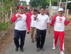 Awali Lomba Agustusan, Kades Aengbaja Kenek Lepas Peserta JJS