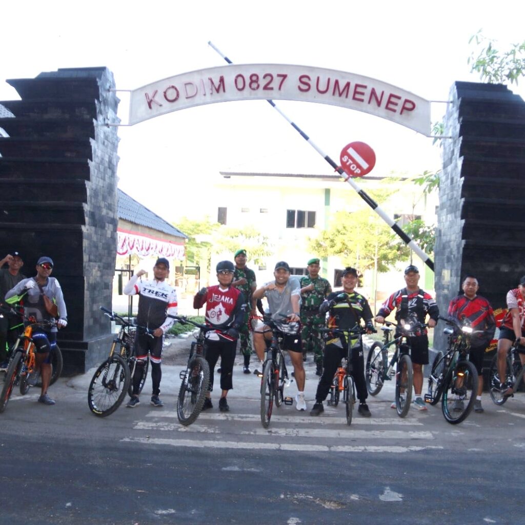 Dandim 0827/Sumenep Letkol Inf Yoyok Wahyudi Gelar Gowes Bersama untuk Tingkatkan Kebugaran dan Silaturahmi