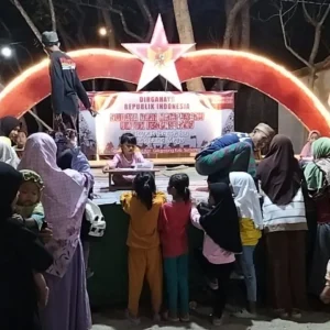 Meriahkan HUT RI ke-79, Pemdes Bringsang Giligenting Gelar Lomba Mewarnai untuk Anak TK