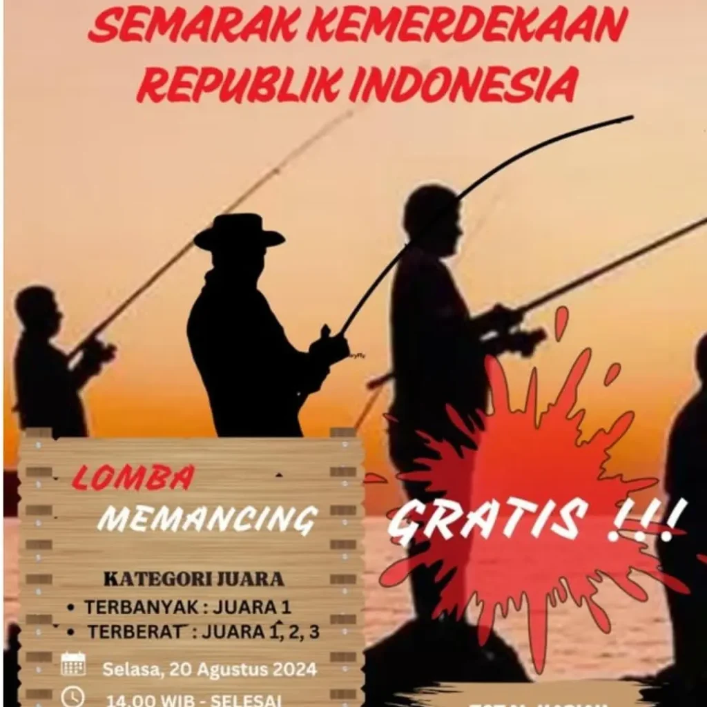 Meriahkan HUT RI ke-79 di Galis Giligenting dengan Lomba Mancing Seru dan Hadiah Menarik