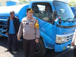 Polres Sumenep Antisipasi Kekeringan dengan Distribusi Air Bersih di Musim Kemarau