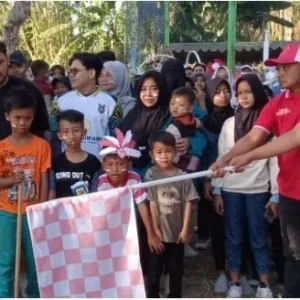 Ratusan Warga Dusun Patenongan Parsanga Antusias Meriahkan HUT ke-79 RI dengan Jalan Sehat