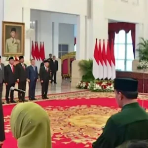 Reshuffle Kabinet Joko Widodo: Pelantikan Menteri Baru untuk Kementerian Hukum, ESDM, dan Investasi