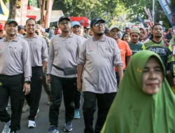 Ribuan Peserta Ramaikan Jalan-Jalan Santai “Bismillah Melayani” di Sumenep