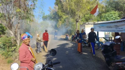 Sambut HUT Kemerdekaan RI ke-79, Pemdes Galis Giligenting Gelar Aksi Bersih-Bersih Desa