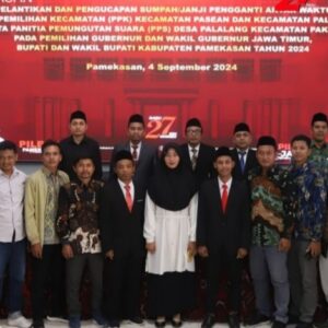 KPU Pamekasan Resmi Lantik Pengganti Antar Waktu untuk Pemilihan 2024, Gantikan 2 PPK dan 1 PPS