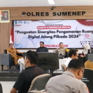 Diskominfo Sumenep Gandeng Polres Gelar FGD Pengamanan Digital Jelang Pilkada 2024