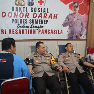 Polres Sumenep Gelar Aksi Donor Darah untuk Peringati Hari Kesaktian Pancasila