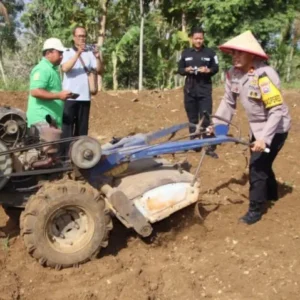 Aksi Polres Sumenep Tanam Jagung di Batuputih untuk Ketahanan Pangan