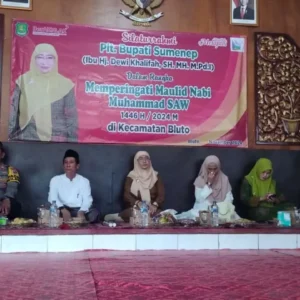 Plt. Bupati Sumenep Gelar Silaturrahim dan Maulid Nabi Bersama Organisasi Perempuan di Bluto