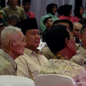Presiden Prabowo Hadiri Halal Bihalal Purnawirawan TNI AD di Balai Kartini