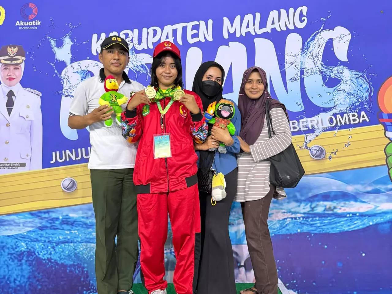 Ajeng Ayu Syarifah raih emas dan pecahkan rekor renang 200 meter gaya ganti di PORPROV Jatim 2025