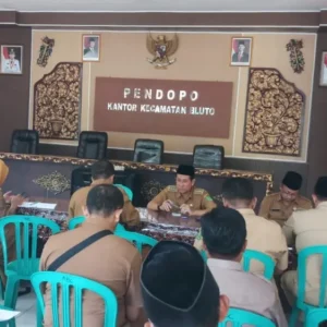Camat Bluto Pamit di Apel Pagi, Ir. Bambang Karyanto Resmi Purna Tugas
