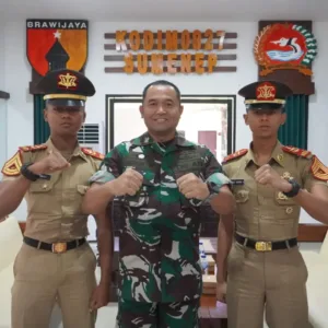 Dandim Sumenep Sambut Taruna Akmil dan AAL, Ingatkan Anti Narkoba