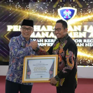 Pemkab Sumenep Raih Penghargaan BKN atas Layanan NIP Terbaik di Regional II Surabaya