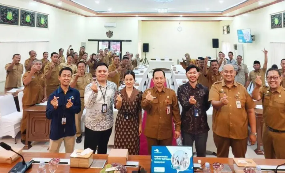 Plt Kepala BKPSDM Sumenep, Dr. Ir. Arif Firmanto, membuka sosialisasi Program Smart Save bagi PPPK di Aula Bappeda Sumenep