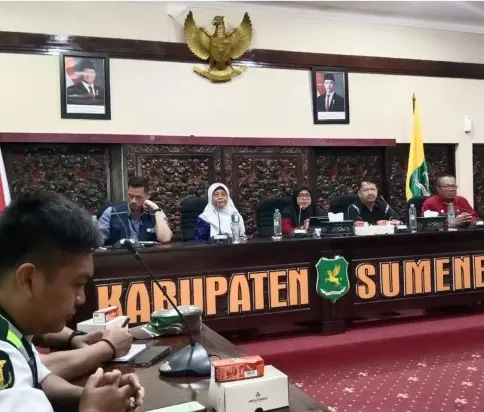 Rapat Koordinasi lintas sektor penanganan KLB campak di Kabupaten Sumenep bersama UNICEF, WHO, dan Pemkab Sumenep