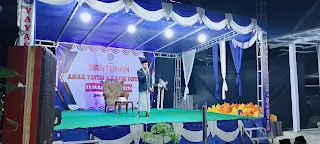 Ketua Yayasan Ar Rasyid, Susriyadi, S.Pd.I, saat memberikan sambutan