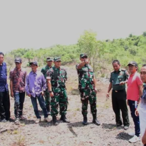 Danrem Tinjau Lahan Pembangunan YTP dan Marshaling Area di Sumenep