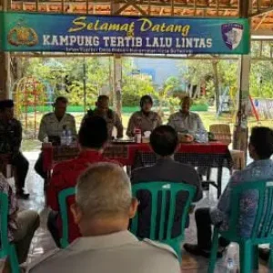 Desa Pabian Sumenep Jadi Percontohan Kampung Tertib Lalin