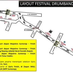 Festival Drumband Pelajar 2025 Meriahkan Kabupaten Sumenep