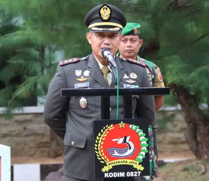 Apel bersama Kodim 0827 Sumenep dan Banser untuk menjaga stabilitas keamanan dan ketertiban masyarakat