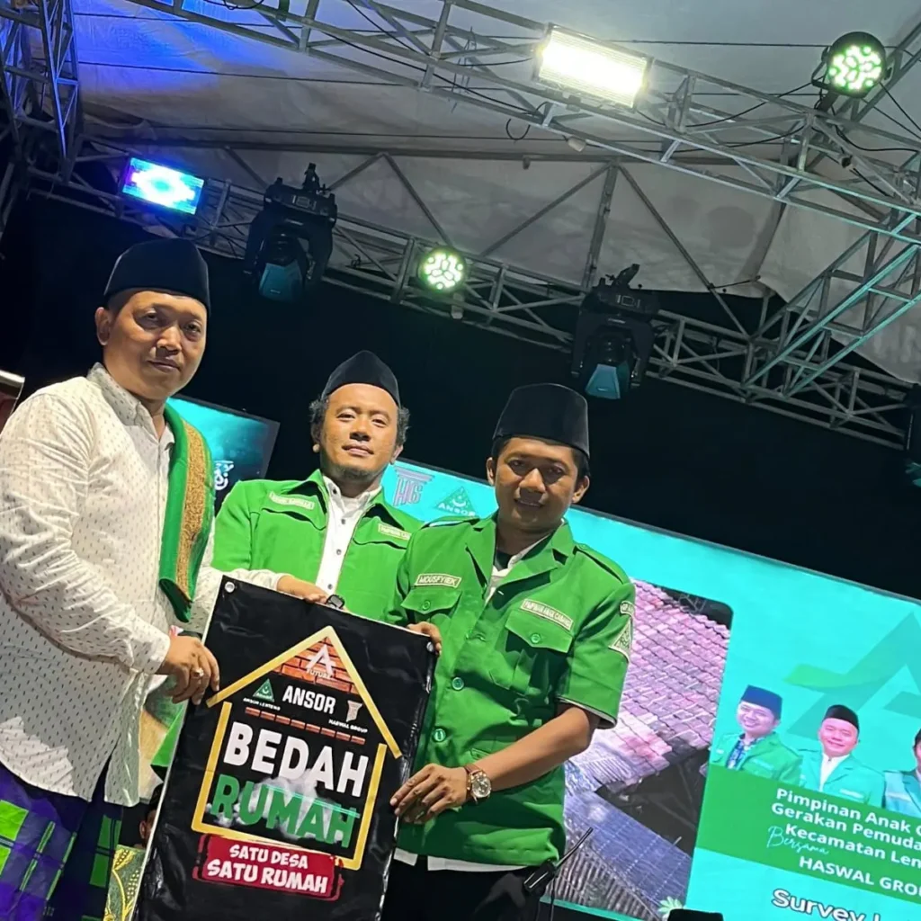 Pelantikan PAC GP Ansor Lenteng Sumenep, KH Qumri Rohman teguhkan khidmat kader NU serta luncurkan program sosial bedah rumah